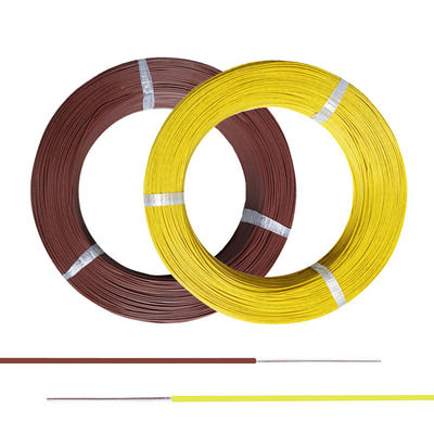 qualidade  FEP 24 Gauge Solid Core Wire Silver Plated High Voltage Fábrica