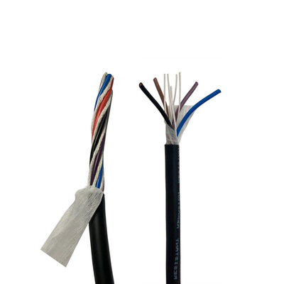 qualidade  24 Awg PUR Cables PUR 4 Core Electrical Cable Heat Resistant PVC Insulation Fábrica