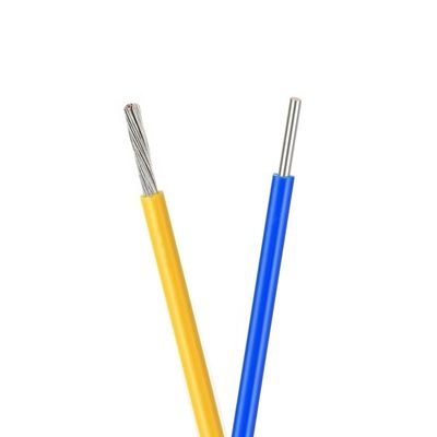 Fio isolado PFA com ampla faixa de temperatura (-60~+250℃) e resistência química para aplicações de baixo atrito