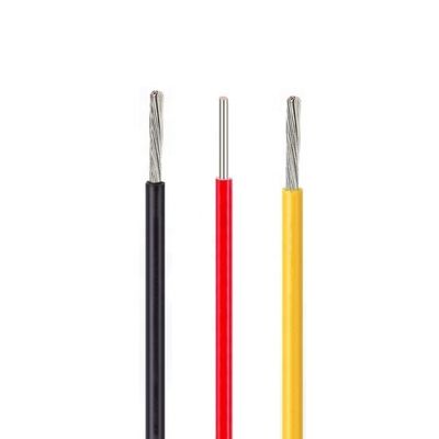 12 Gauge Placado em Prata PFA fio isolado com 36awg ~ 3 / 0awg Range e 10 cores de base