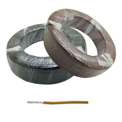 24awg 19/36 Fios de cobre revestidos de prata com resistência química e 9 cores disponíveis