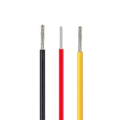 14-20 AWG Arame de cobre enlatado com resistência à radiação e tensão nominal de 600 V ETFE Arame de Tefzel isolado