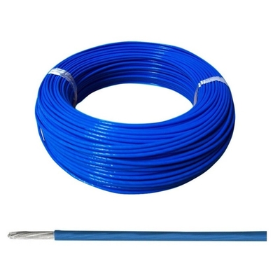 A anti corrosão FEP isolou a cor azul do fio do high temperature Calibre de diâmetro de fios do fio 26