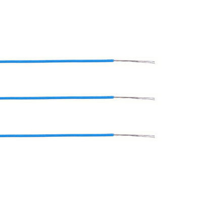A cor azul FEP isolou o fio de cobre contínuo do núcleo do calibre do fio 18