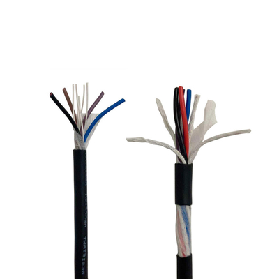 Flexível alto do cabo robótico de cobre Multicore do revestimento de PVC