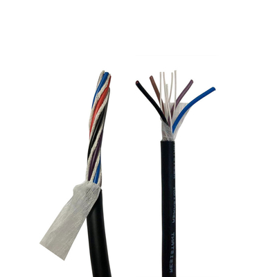24 isolações resistentes ao calor do PVC do cabo elétrico do núcleo dos cabos PUR 4 Calibre de diâmetro de fios PUR
