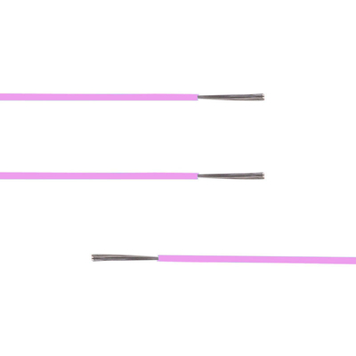 ETFE elétrico de alta temperatura isolou o rosa do fio do high temperature Calibre de diâmetro de fios do fio 20