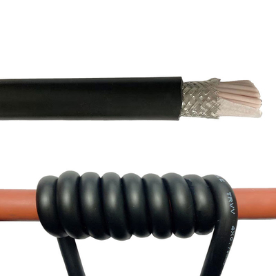 O cabo ethernet Multicore flexível dos cabos de corrente PUR do arrasto protegeu o óleo resistente