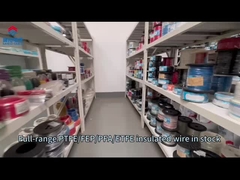 Cabo de instrumentação isolado de PTFE de cobre banhado a prata para alta temperatura